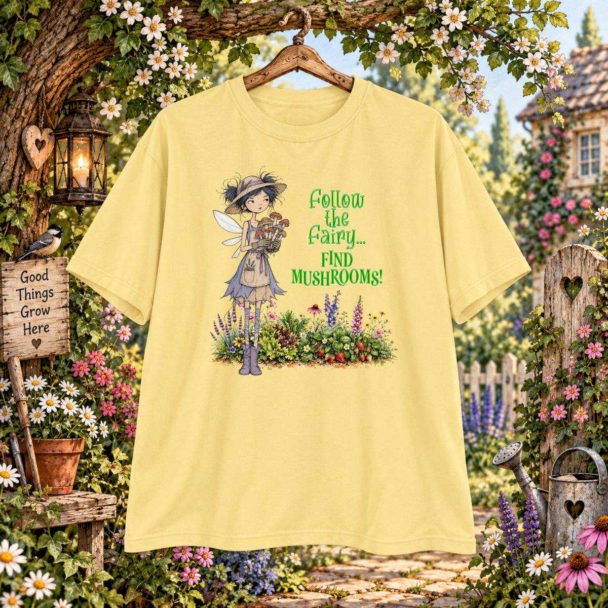 Follow The Fairy… Find Mushrooms!