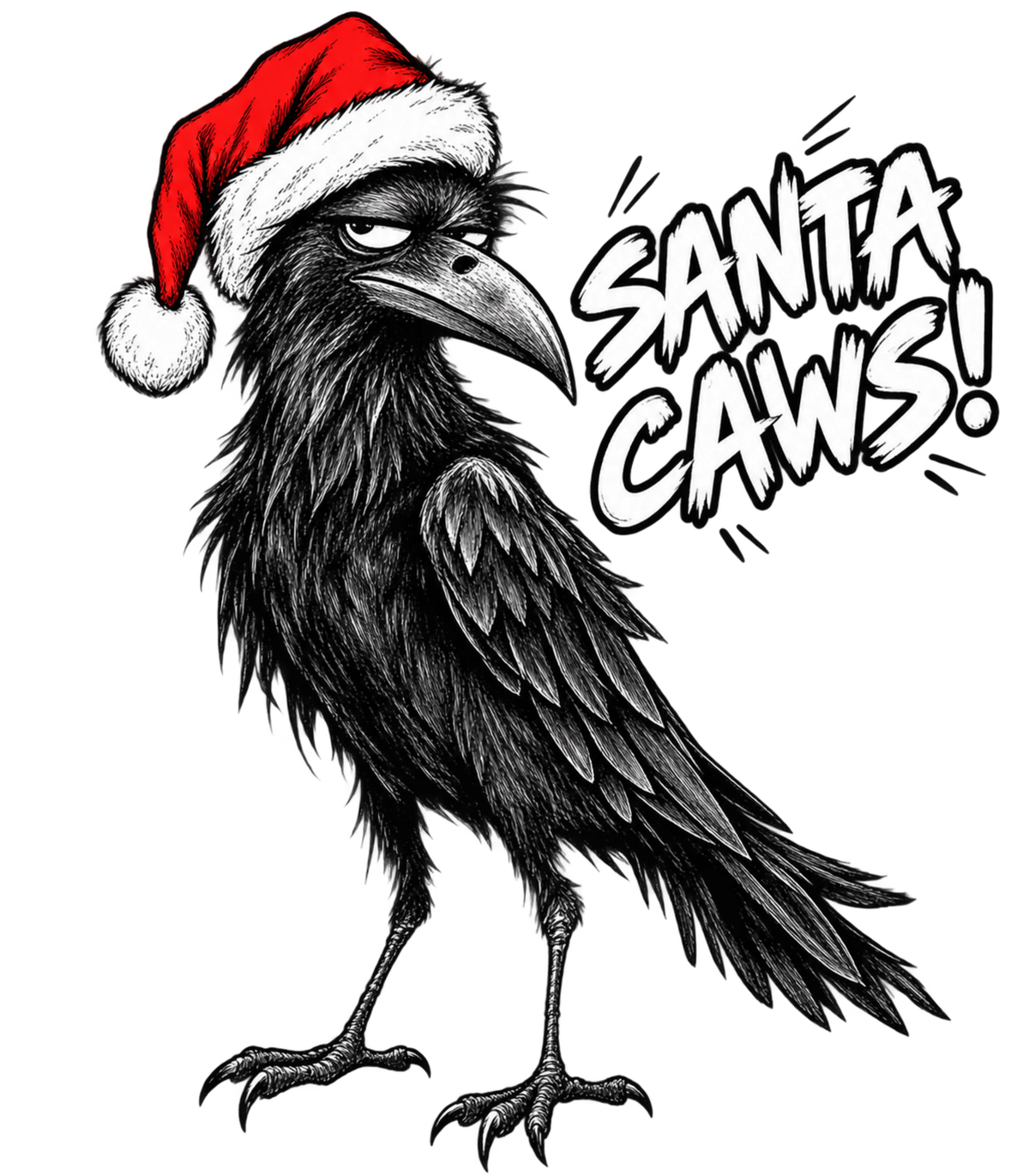 SANTA CAWS!