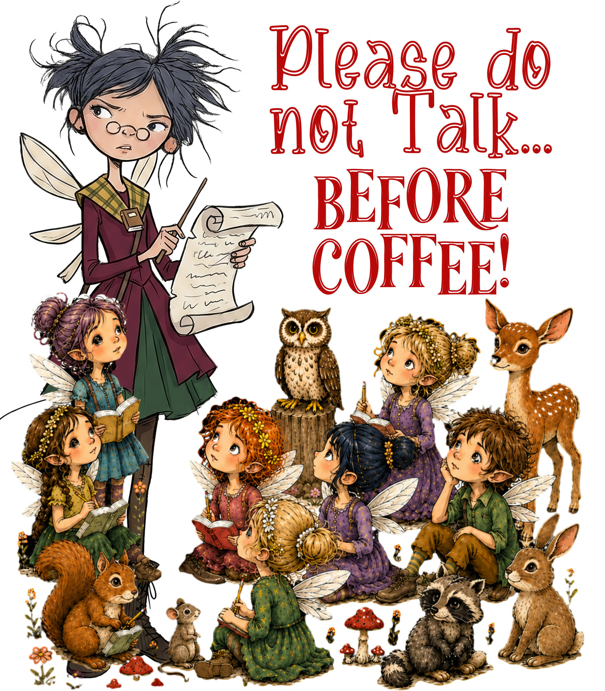 Please Do Not Talk... Before Coffee!