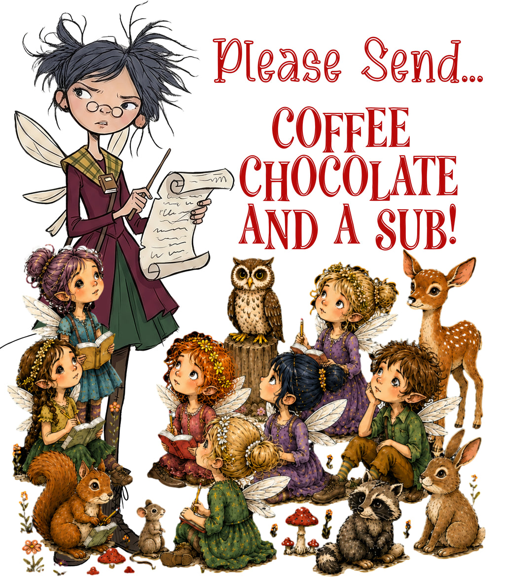Please Send... Coffee, Chocolate And A Sub!