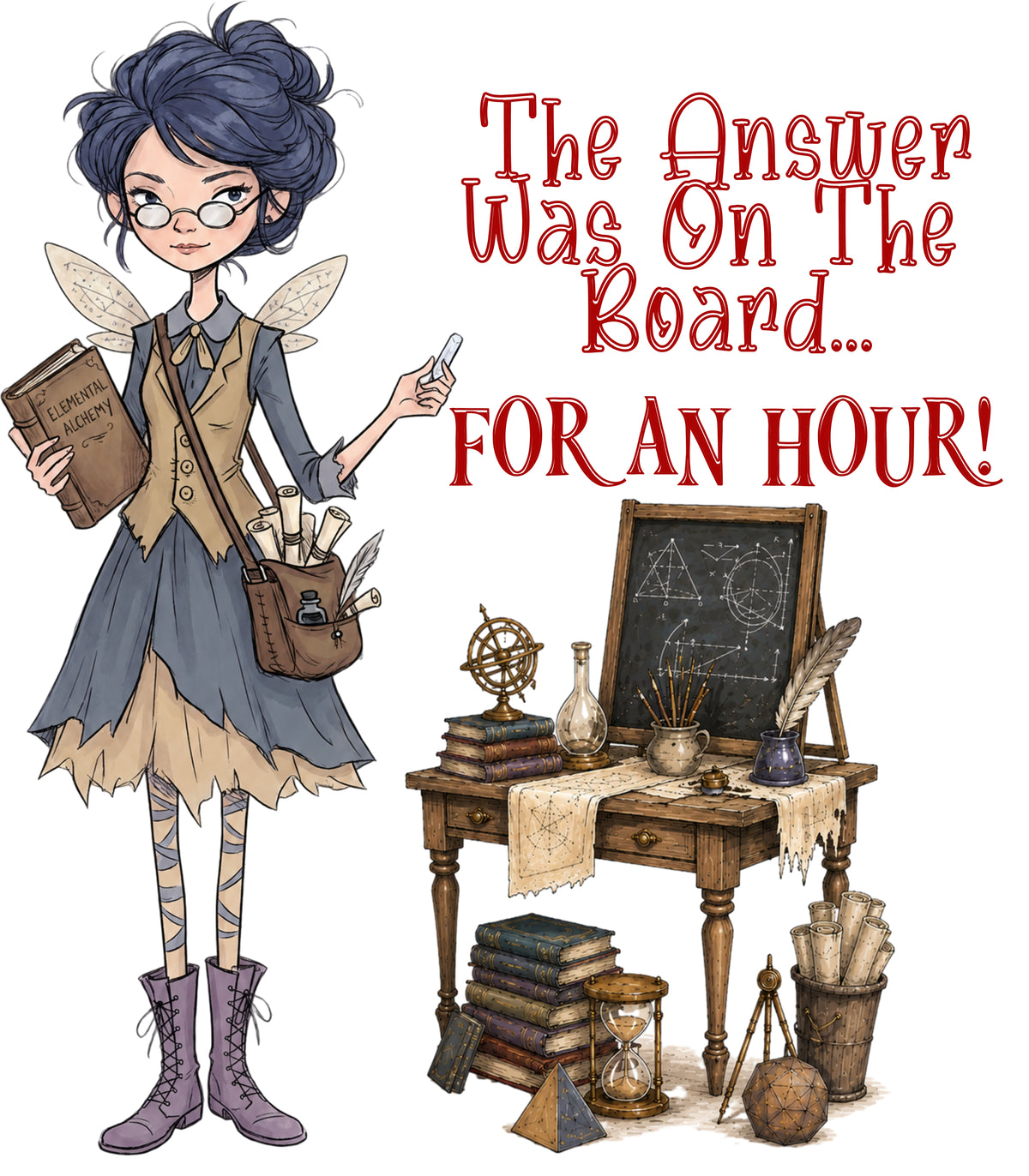 The Answer Was On The Board... For An Hour!!