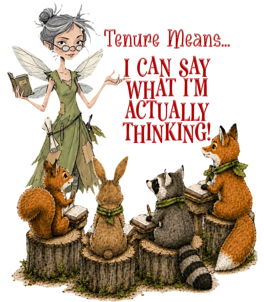 Tenure Means... I Can Say What I Am Actually Thinking!!