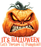 It's Halloween!! Let's Torture The Pumpkin!