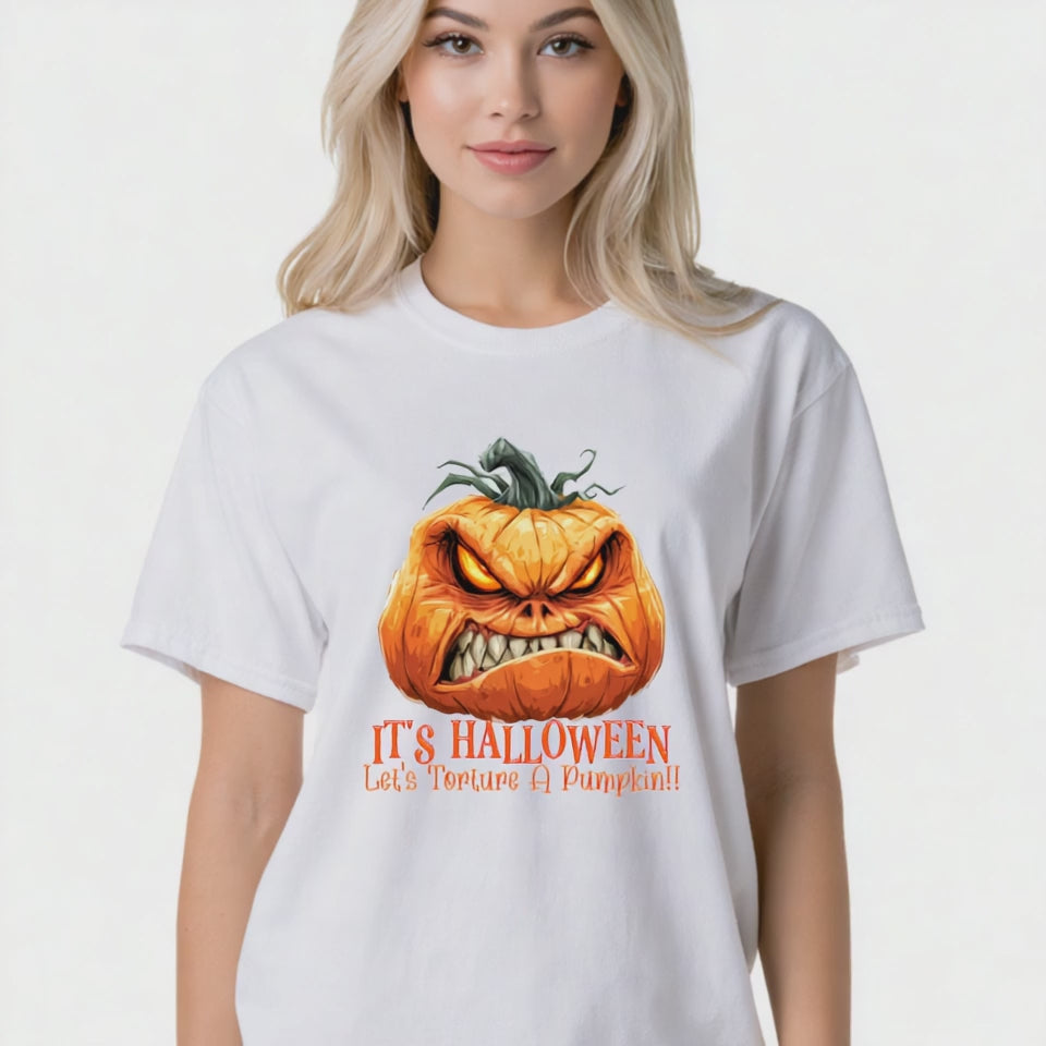It's Halloween!! Let's Torture The Pumpkin!